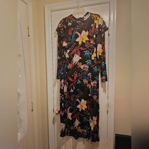 NWT H&M Floral Maxi Dress Bloggers Favorite US 12